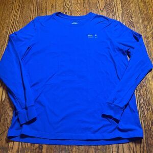 Nike Team USA Soccer FIFA Olympics Loose Fit Long Sleeve T-Shirt Blue Men's L